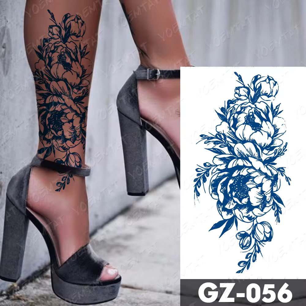 Blooming Peony Grace Tattoo