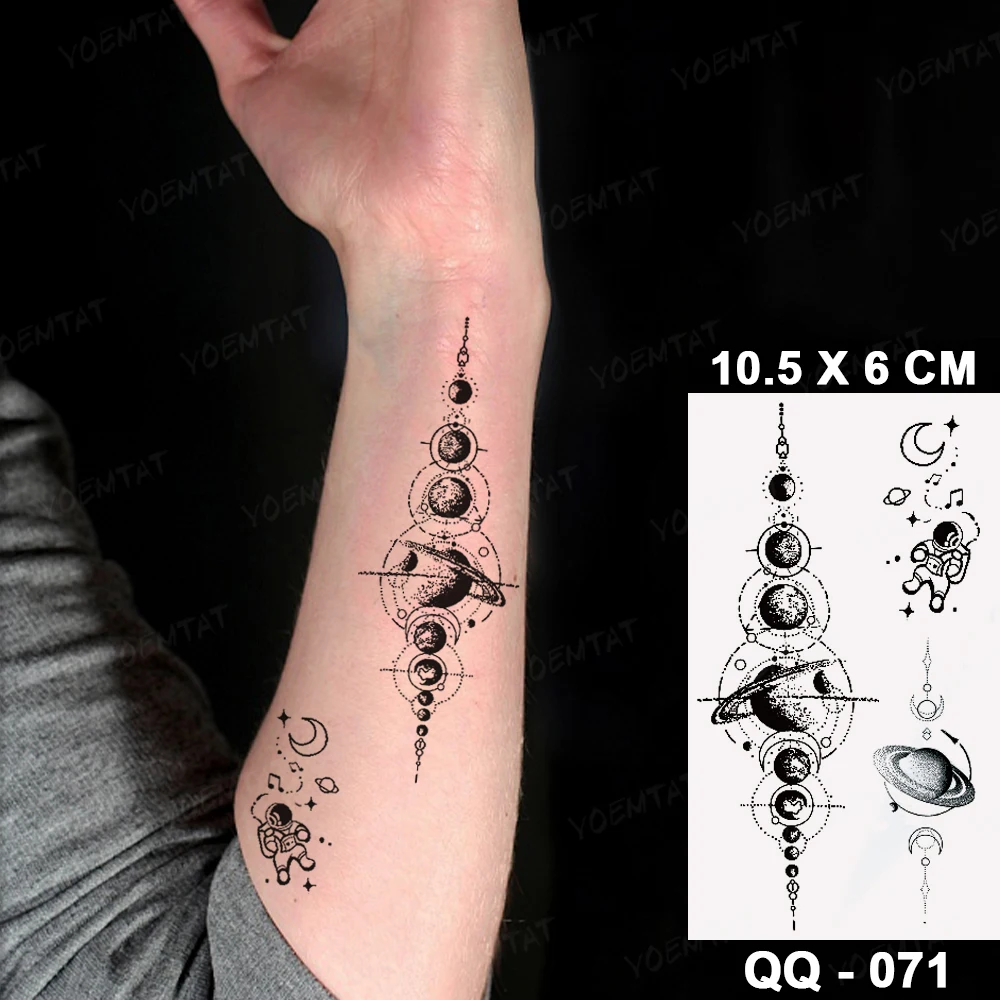 Celestial Orbits Arm Tattoo
